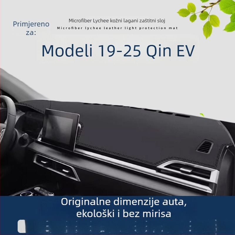 Podložak za ploču automobila od suede materijala, s logom Yiwu Jiecheng