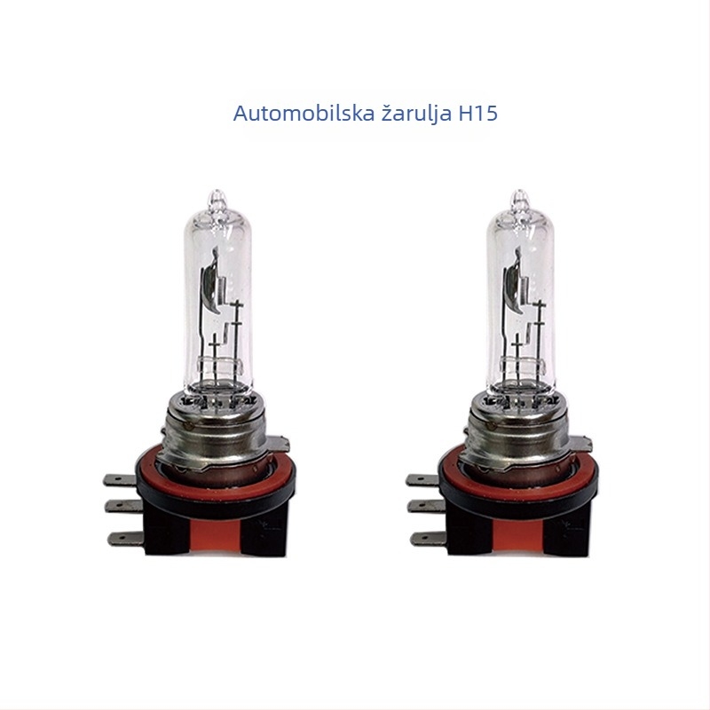 Automobilska halogenska žarulja H15 – 55W, 12V, 1350 lm, halogenski izvor svjetla