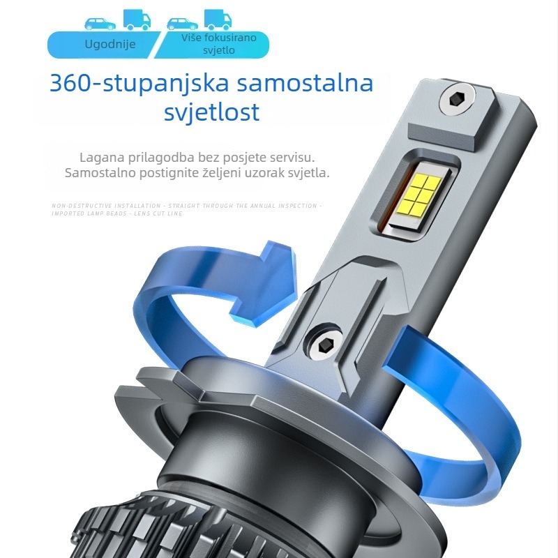 LED far za automobil - 90W, 12-24V, 11000 lm, IP68, 50.000 sati