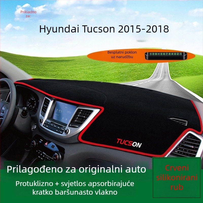 Jastučić za ploču instrumenata – silikon, uzorak logotipa, brend: Drugo