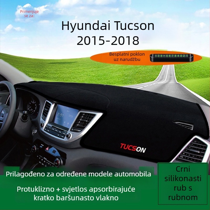 Jastučić za ploču instrumenata – silikon, uzorak logotipa, brend: Drugo