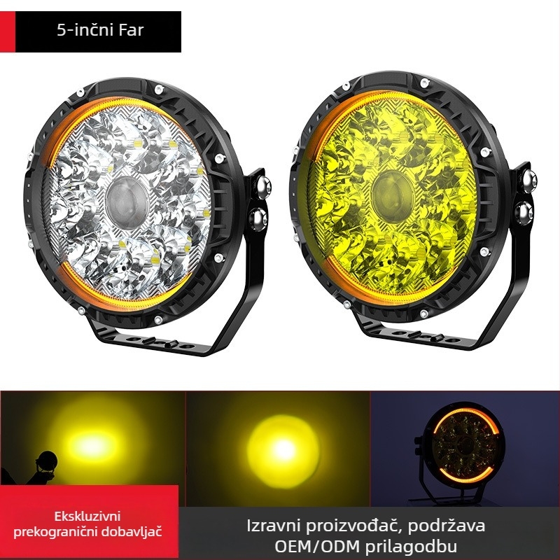 Northern lucky star LED spot svjetlo 50W od aluminijskog legura, GZ13CL, univerzalno off-road vozilo, Wrangler kompatibilan