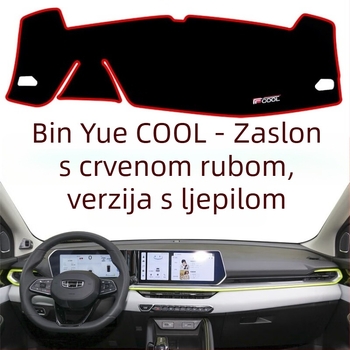 Anti-sjajna podloga za srednju konzolu Geely Binyue COOL 2022, PVC