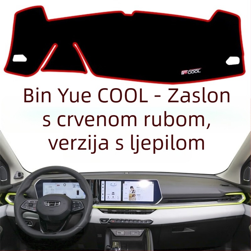 Anti-sjajna podloga za srednju konzolu Geely Binyue COOL 2022, PVC