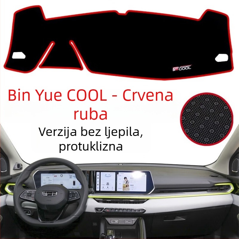 Anti-sjajna podloga za srednju konzolu Geely Binyue COOL 2022, PVC