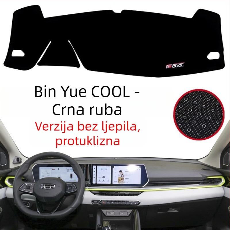 Anti-sjajna podloga za srednju konzolu Geely Binyue COOL 2022, PVC