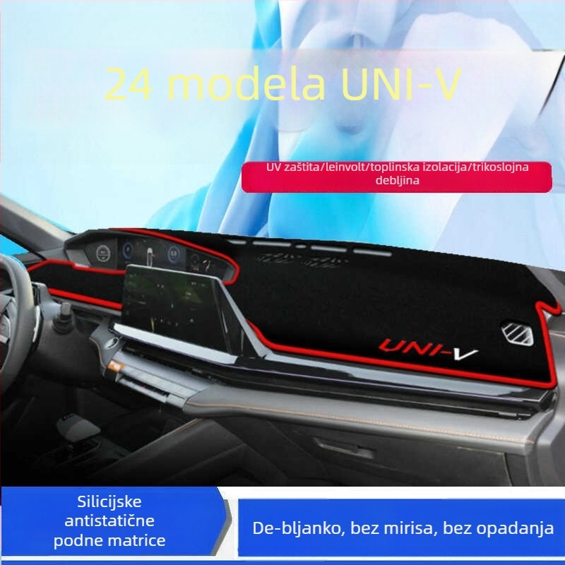 Mat za zaštitu od sunca za središnju konzolu za 2025 Changan Univ, materijal: ekološki poliester, Brand: Other