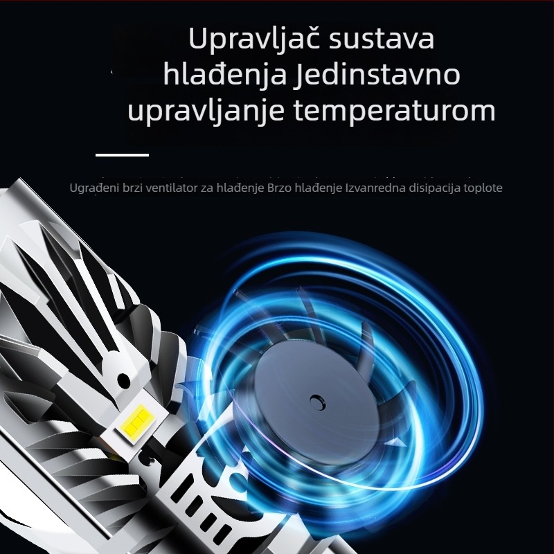 Auto LED lasersko svjetlo s Bi-Lens, H4 visok/niži snop, 43W, 12V, 3200 lm, IP68, Model M01p
