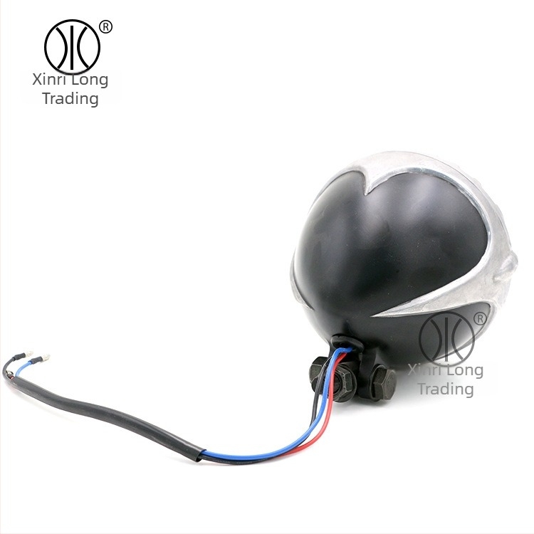 Prednje svjetlo za motocikl H4, 12V, 55W, aluminijska legura, model XRL-45210