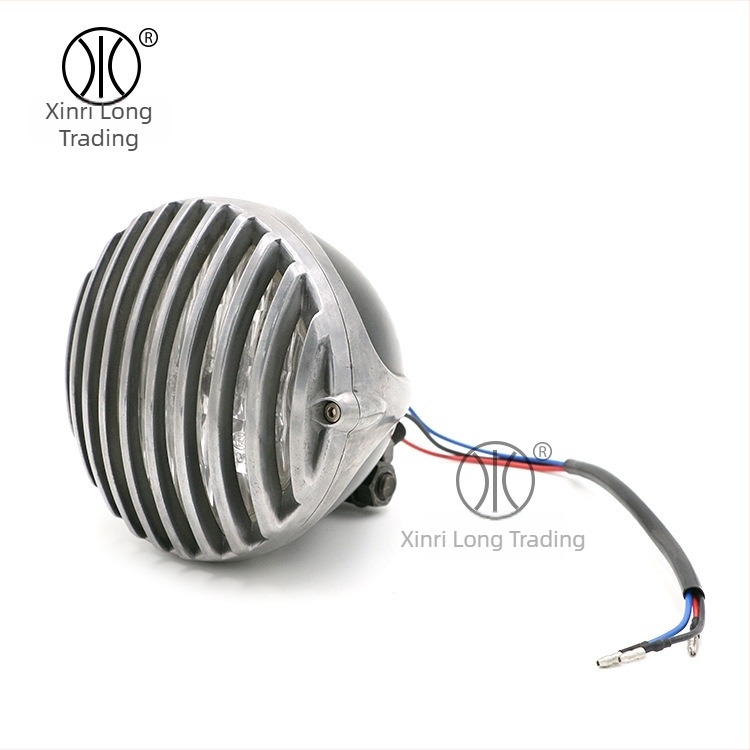 Prednje svjetlo za motocikl H4, 12V, 55W, aluminijska legura, model XRL-45210