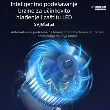 LED auto svjetla, 170W snaga, 17000LM svjetlosni tok, 12V, IP68, aluminijski kućište