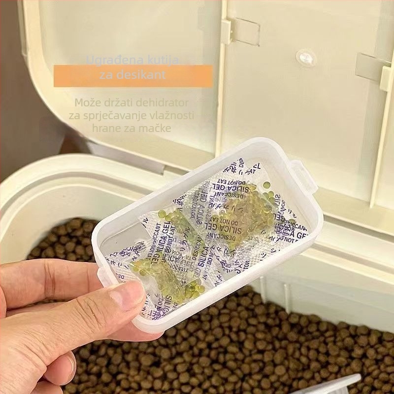 Spremnik za čuvanje hrane za mačke, zatvoren i vodootporan, vakuumska konstrukcija, materijal PP; Marka Unique; Kapacitet: Drugo; Uvoz: Ne; IP: Ne