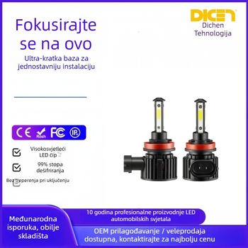 Automobilska LED prednja svjetla F8 model, 36W, 12–24V univerzalno, 8000lm, IP68 vodootporan