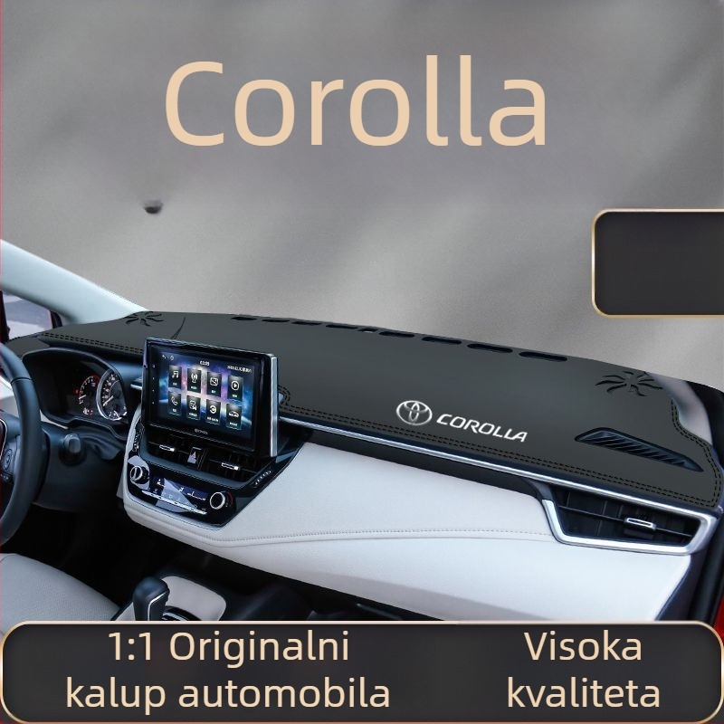 Podložak za srednju konzolu za Toyota Corolla – zaštita od sunca na ploči, toplinska izolacija, dekorativni auto-dodatak