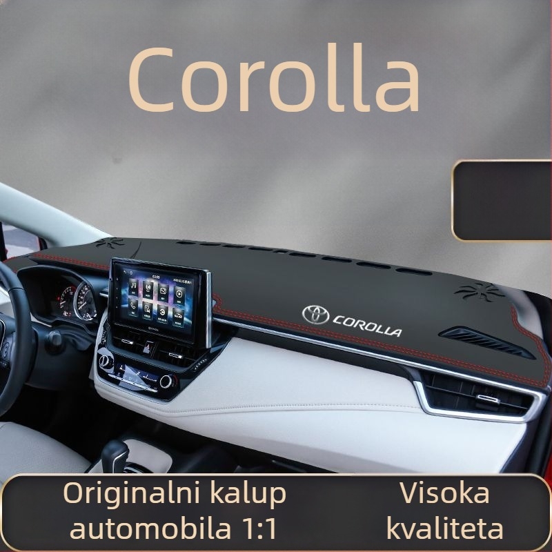 Podložak za srednju konzolu za Toyota Corolla – zaštita od sunca na ploči, toplinska izolacija, dekorativni auto-dodatak