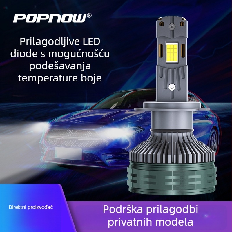 Prednje LED svjetlo za automobil s dvostrukim bakrenim cijevima, 120W, 13.2V, IP68, 45000 lm
