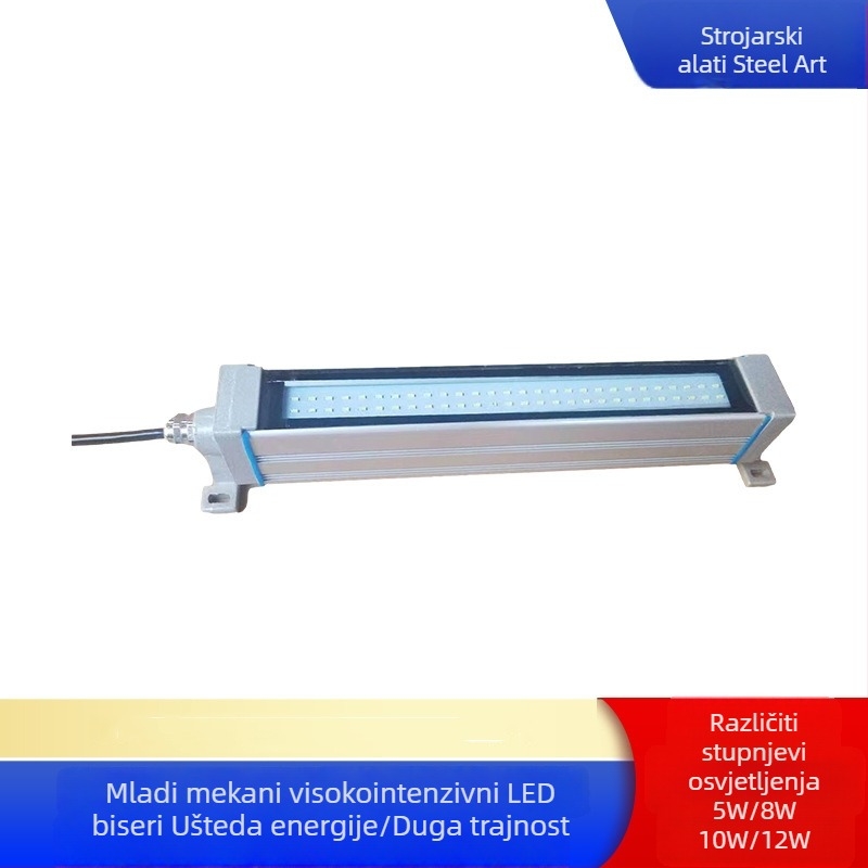 LED radna lampa za strojeve - otporna na ulje i vodu, dvostruko napajanje 24V/220V