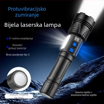 LED COB radna svjetiljka, ručno pokretanje, 1800mAh baterija, 10W, LED izvor, prenosna, nužne funkcije