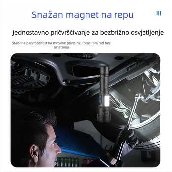 LED COB radna svjetiljka, ručno pokretanje, 1800mAh baterija, 10W, LED izvor, prenosna, nužne funkcije