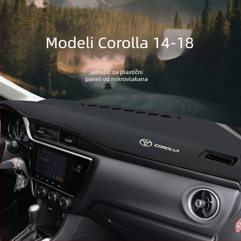 Zaštitna podložka za ploču i središnju konzolu Toyota Corolla, kompatibilna s modelima 2014–2018.