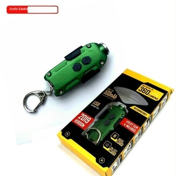 LED kamping svjetlo od nehrđajućeg čelika, punjiva baterija 3,7V 500mAh, napajanje ručnim pokretom, 240–350 lm