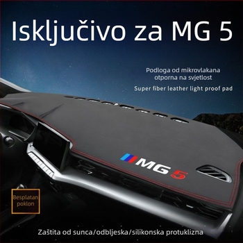 MG5 podloga ploče instrumenata s zaštitom od sunca i izolacijom središnje konzole, interijer 2021