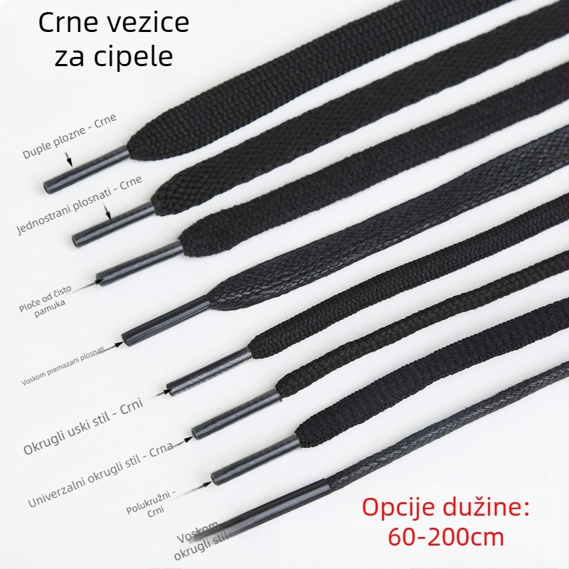 Okrugle vezice za platnene cipele – proljetna sezona