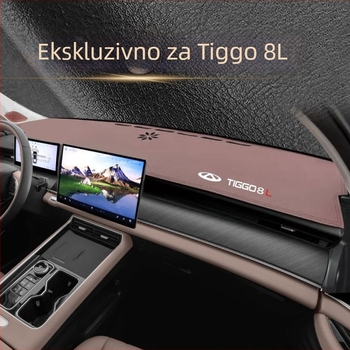 Mat za sunčevu zaštitu srednje konzole i instrument ploče za Tiggo 8L, s logom tiskanjem, prilagodljivi unutarnji dodatak, ovlaštena privatna marka