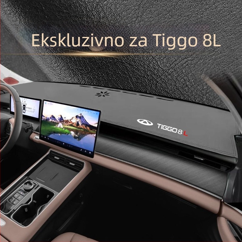 Mat za sunčevu zaštitu srednje konzole i instrument ploče za Tiggo 8L, s logom tiskanjem, prilagodljivi unutarnji dodatak, ovlaštena privatna marka
