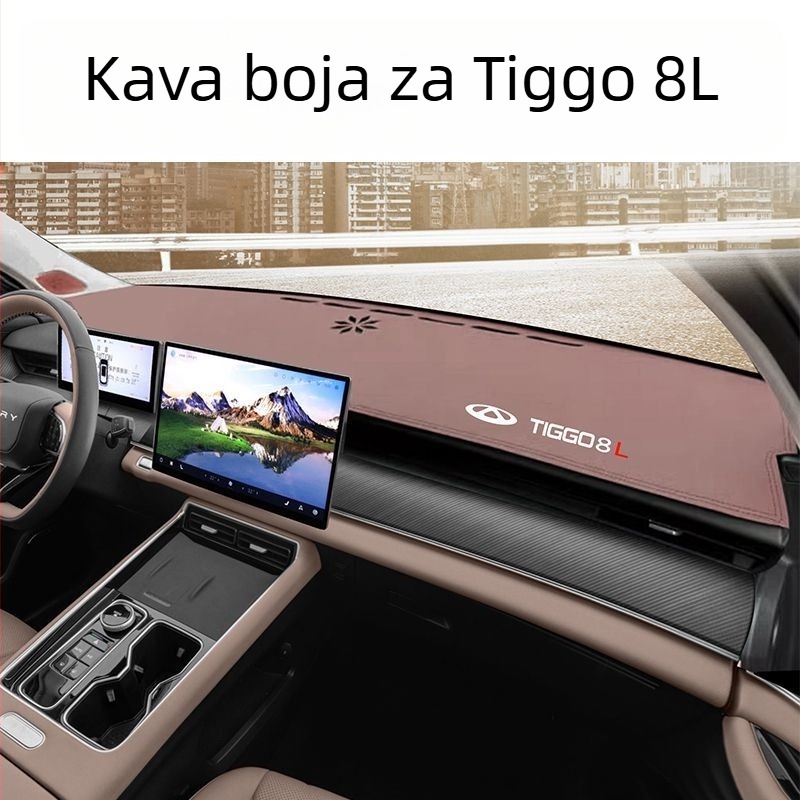 Mat za sunčevu zaštitu srednje konzole i instrument ploče za Tiggo 8L, s logom tiskanjem, prilagodljivi unutarnji dodatak, ovlaštena privatna marka