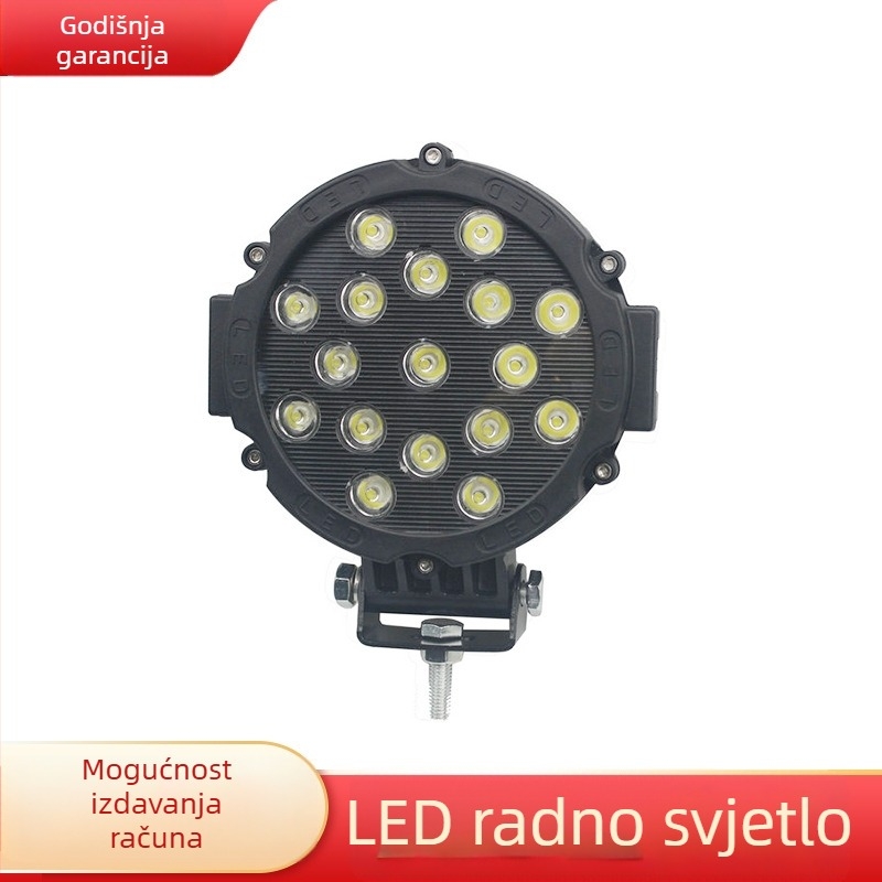 LED radno svjetlo za terenska vozila - 51W, 10-30V, 6000-8000K, Model C51-ER SPOT 01B