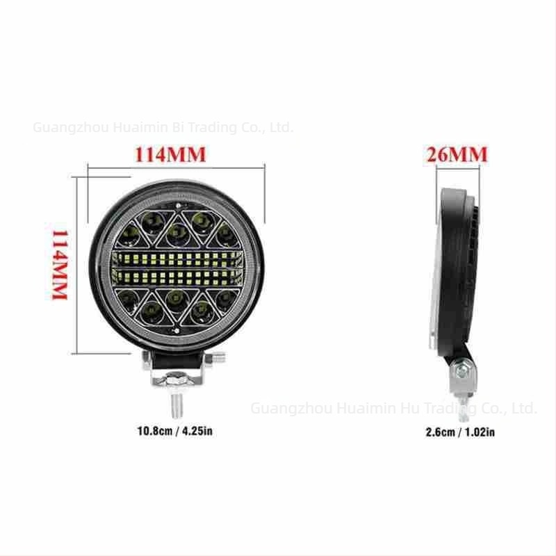 QS-102 LED radno svjetlo za automobil, 102W, 12V, 6000–6500K, univerzalna kompatibilnost