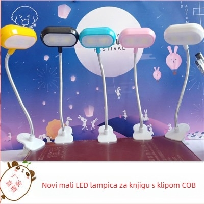 Lampa za djecu s COB LED-om, stolna lampa za učenje s zaštitom vida, plastično sjenilo, do 36V, gumb prekidač
