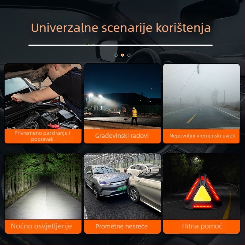 Višestruka radna svjetiljka s COB LED nizom 5730×44, 1000 lm, 180° snop, ABS kućište