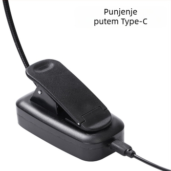 LED stolna lampica s klipom za čitanje i učenje – USB napajanje, zaštita očiju, moderni minimalistički dizajn, učna svjetlost