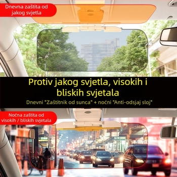 Automobilsko dnevno-noćno antirefleksijsko ogledalo za vozača, materijal: akrilni ABS, porijeklo Zhejiang, sve sezone, šifra 1596