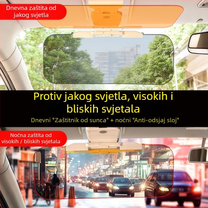 Automobilsko dnevno-noćno antirefleksijsko ogledalo za vozača, materijal: akrilni ABS, porijeklo Zhejiang, sve sezone, šifra 1596