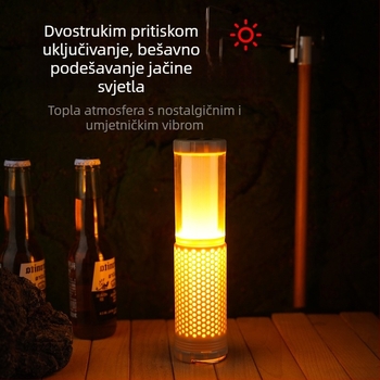 Proširiva magnetska kamp lampica s USB punjenjem, LED, 5V, 5W, ručni prekidač
