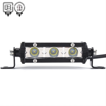 Automobilska LED radna svjetla, ultra-tanki red s 3 LED, 9W, 12-24V, 10800 lm, 2525 LED, 6500K