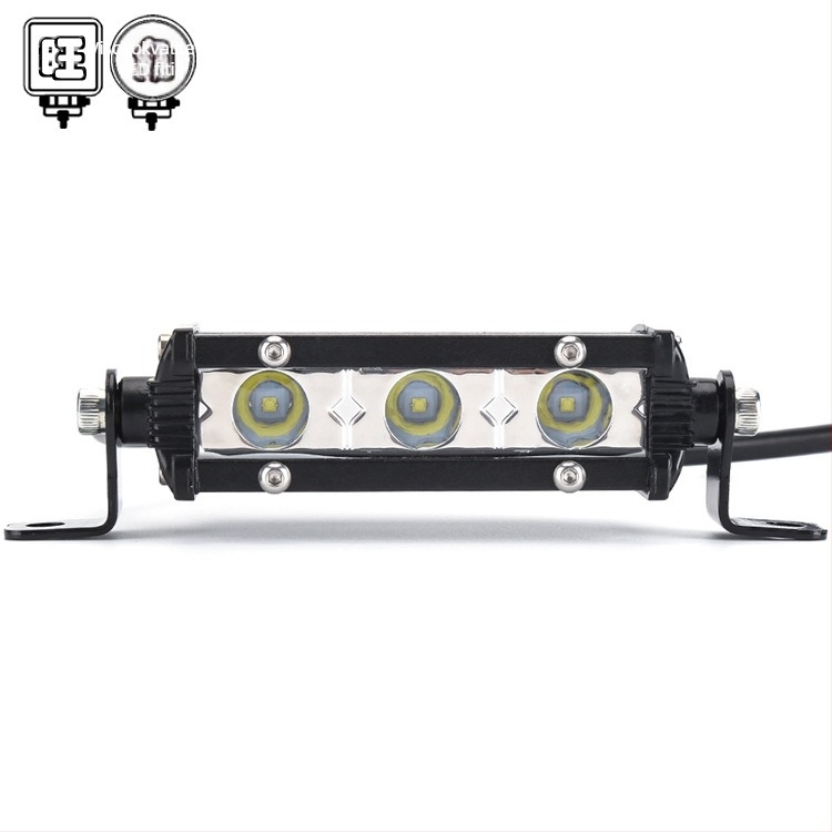 Automobilska LED radna svjetla, ultra-tanki red s 3 LED, 9W, 12-24V, 10800 lm, 2525 LED, 6500K