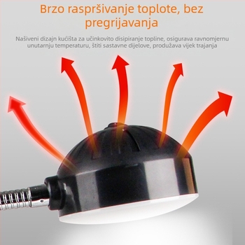 LED radna svjetiljka za strojeve sa snažnom magnetskom bazom za šivaće strojeve – industrijska univerzalna stolna lampa za strojeve, 220V/24V (Brand: Nine; LED; magnetska baza; Napon: 220V/24V; Za šivaće strojeve)