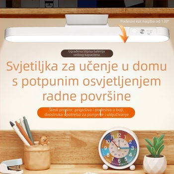 Stolna lampa s zaštitom očiju, punjiva, dodirno upravljanje, CE certifikat, CRI ≥ 90