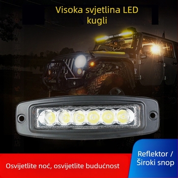 Automobilski LED reflektor i radna svjetiljka, 18W, 12/24V, aluminijska legura, 6000K, model LML-1918FC