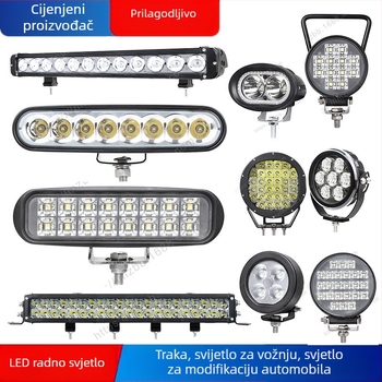 Automobilski LED reflektor i radna svjetiljka, 18W, 12/24V, aluminijska legura, 6000K, model LML-1918FC