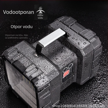 Dvojeva LED tražilac s USB punjenjem, vanjska upotreba, 40/60/80W, 1800mAh baterija, domet 100-200 m