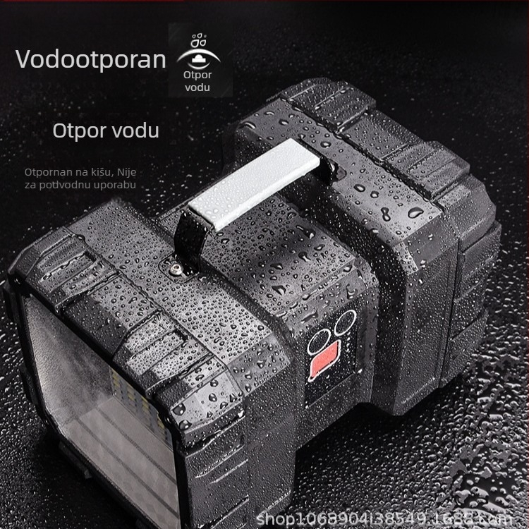 Dvojeva LED tražilac s USB punjenjem, vanjska upotreba, 40/60/80W, 1800mAh baterija, domet 100-200 m