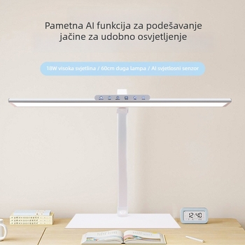 Učenicka stolna lampa s punim spektrom zaštite vida, LED, 18W, dodirni prekidač, metalno sjenilo, Du Pai (CRI ≥95 • LED • 18W • metalno sjenilo • CE)