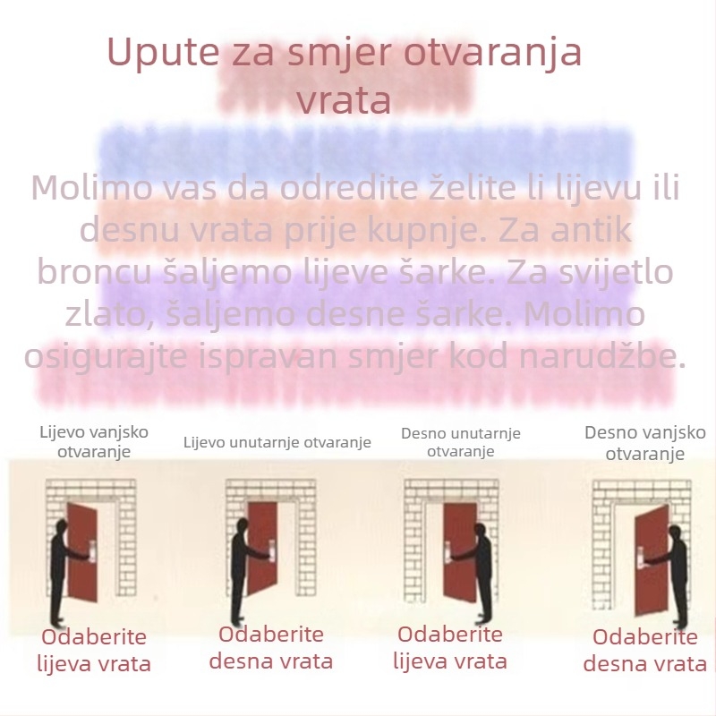 Željezna panta za vrata u obliku H, u obliku zastavice, debeli osovinski, odvojiva