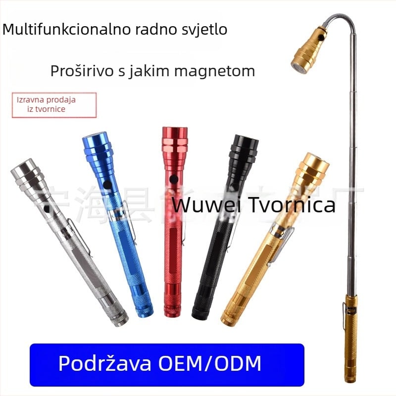 Ručna baterijska svjetiljka T91 s magnetskim nastavkom, 4.5V, 0.5W, 50 lm, LR44 baterija