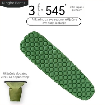 TPU napuhiva prostirka za spavanje za kampiranje – za 1 osobu, 547 g